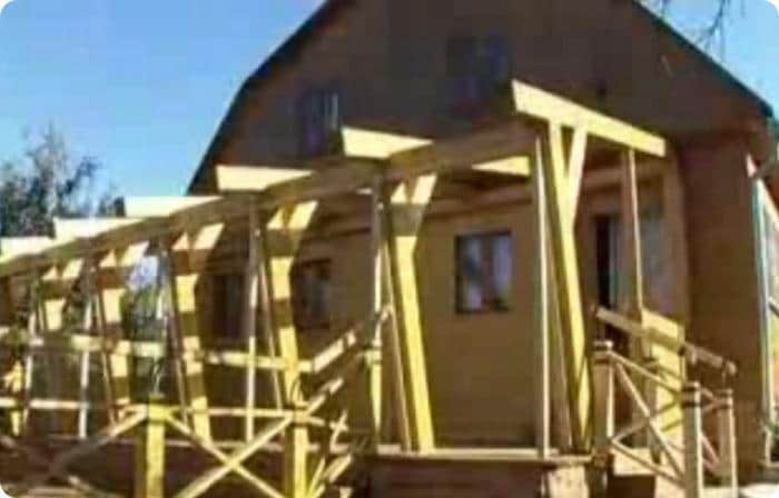 Как пристроить террасу к дачному домику