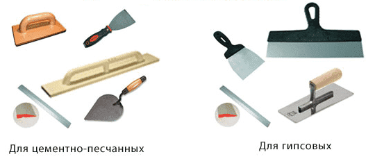 Инструменты для штукатурных работ