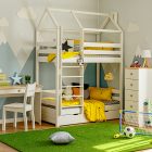 Двухъярусная кровать для детской комнаты — особенности и советы по выбору
