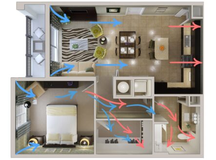 Как должна работать естественная вентиляция в квартире?