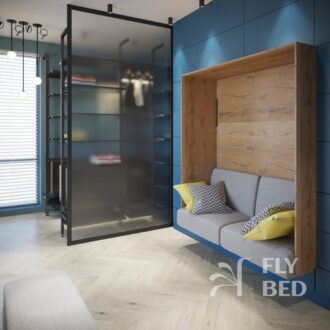 Шкаф-кровать: современная система, в которой кровать на дневное время прячется в отсеке шкафа и не занимает пространство